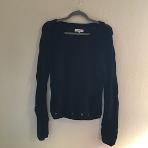 Milly Revolve Black Knit Sweater